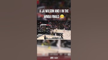 A’JA WILSON AND 1 SHE IS COOKING IN GAME 2 OF THE WNBA FINALS 👀😤