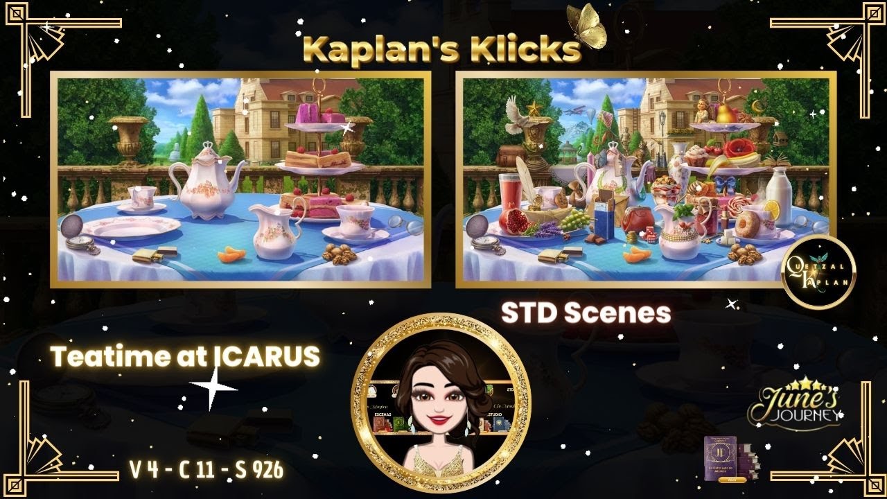 ⭐STD Scene 926🎞Teatime at ICARUS⭐, 🔎Spot the Difference🔹June's Journey🔍 ...