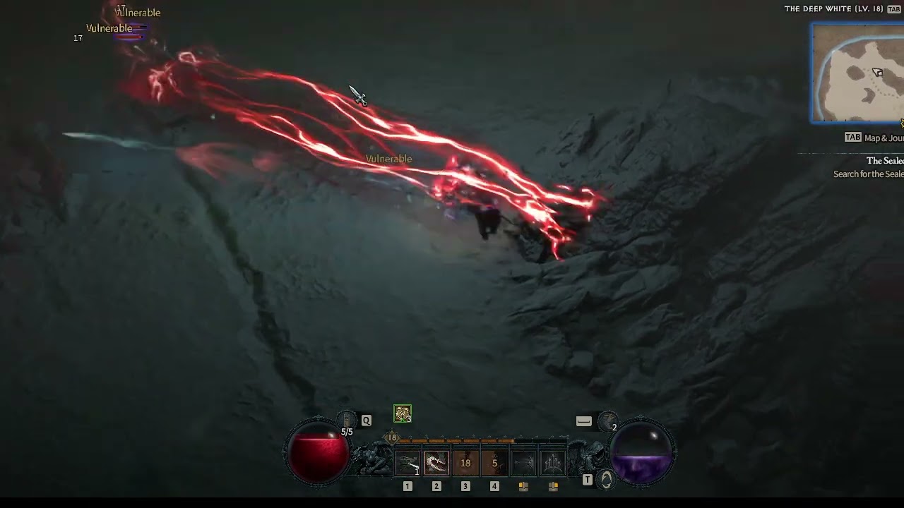 Diablo IV Serpent's Bone Bow of Arrow Storms