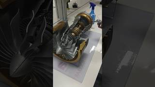 3D printed Turbofan PW1000G TEST 1