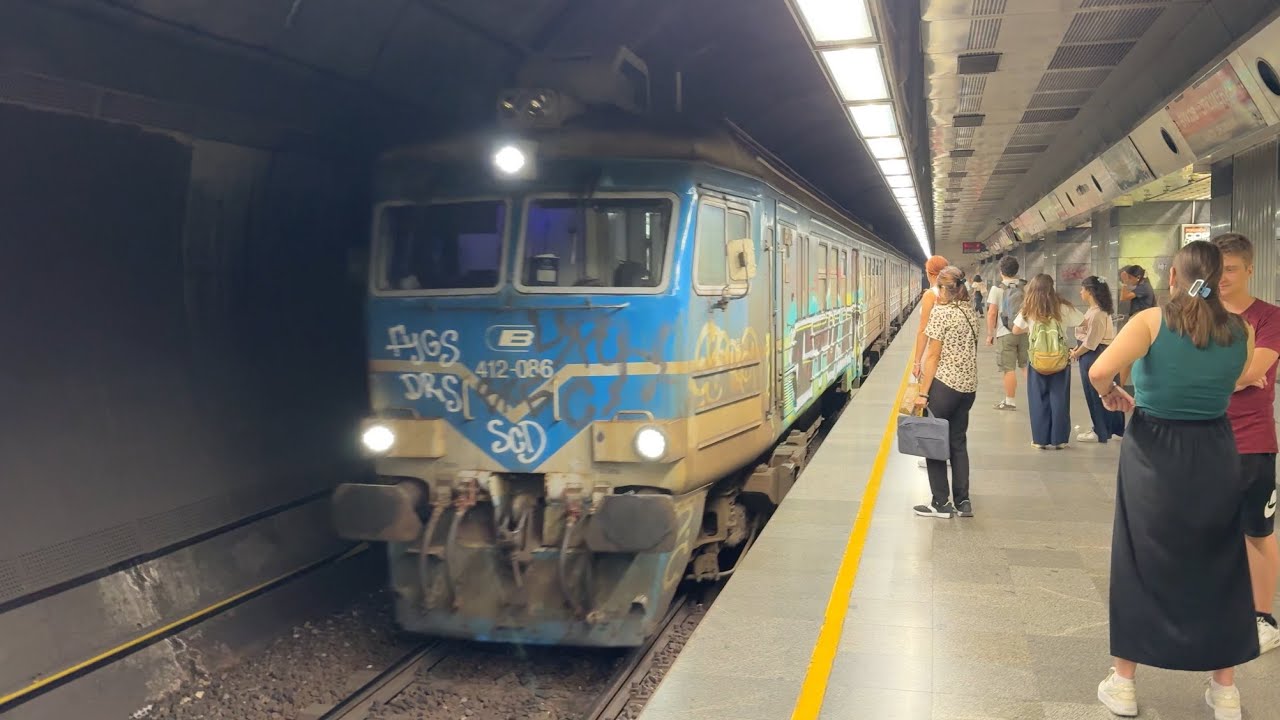 CREEPY SOVIET SUBURBAN TRAINS IN BELGRADE! Awesome BG Voz RVR Train Ride: Sebeš to Novi Beograd