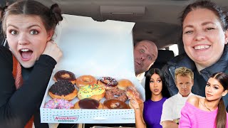 Trying Famous Celebrity Fast Food Orders!