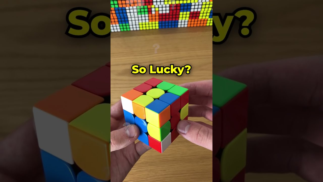 The LUCKIEST Scramble In Cubing History 