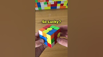 The LUCKIEST Scramble In Cubing History🎁