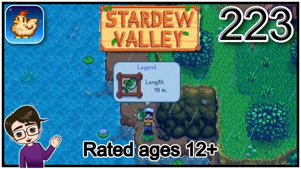 Let’s Play Stardew Valley on iOS #223 - Catching Spring Legendary Fish ...