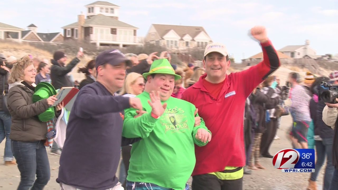 9th Annual Torch Run Plunge - YouTube