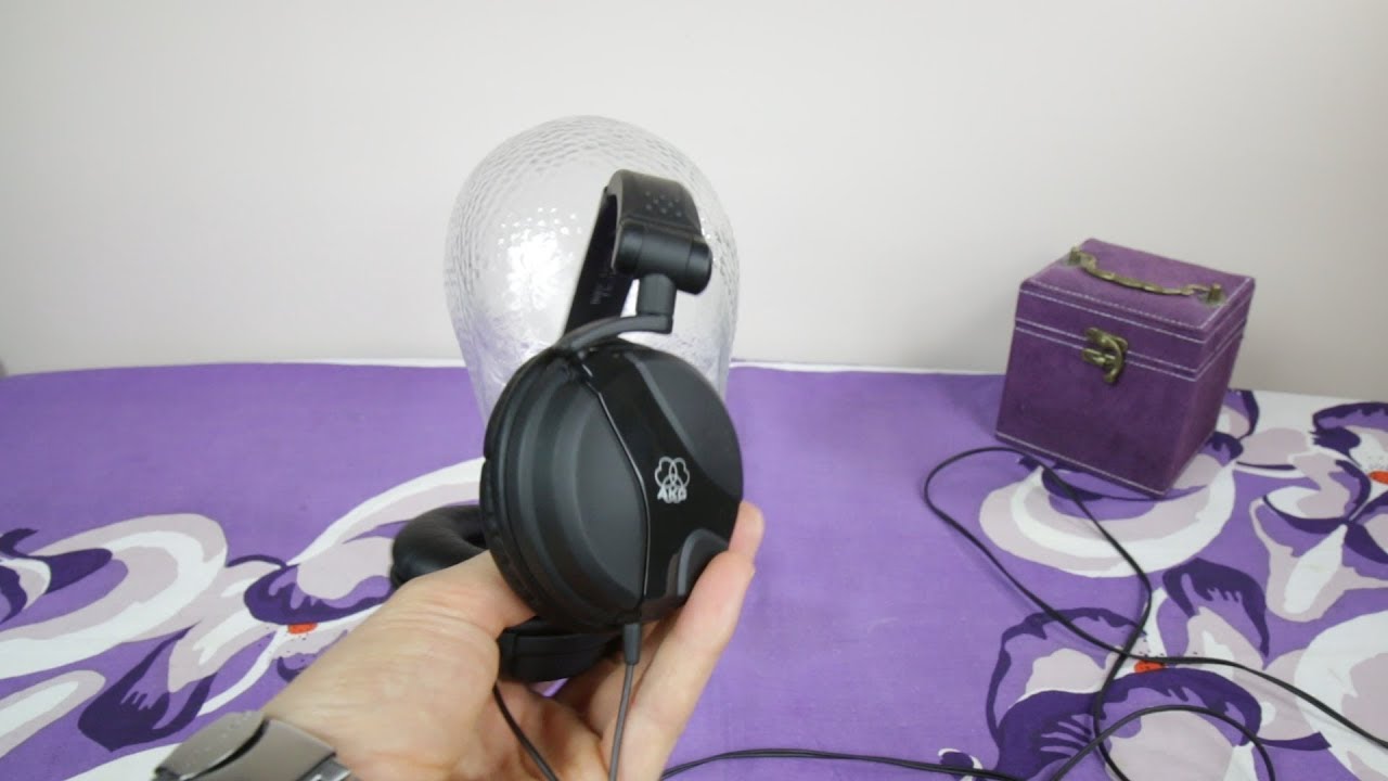 AKG K518dj Headphones SPL dB test + review - YouTube