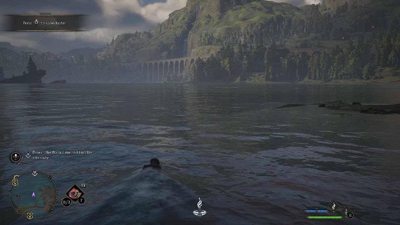 Dive In The Black Lake & Find The Astrolabe Hogwarts Legacy YouTube