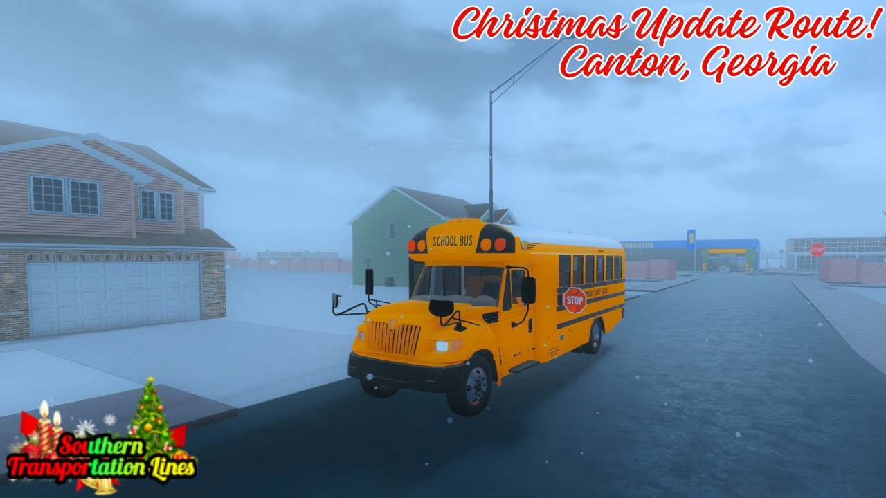 ROBLOX Canton, GA Christmas Update Route (ICAE) YouTube