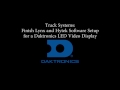 Track systems finishlynx and hytek software setup for a daktronics led display