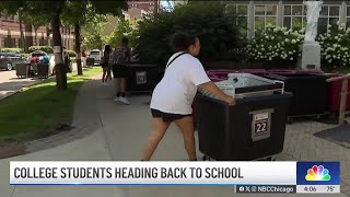 Parents, students go through bittersweet moments as college begins