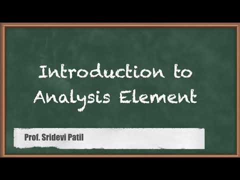 Introduction to Analysis Elements - Analysis and Design Engineering thumbnail