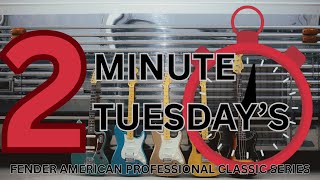2 Minute Tuesday's : Fender American Professional Classic Series