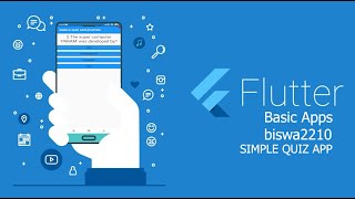 SIMPLE QUIZ Flutter Basic Application