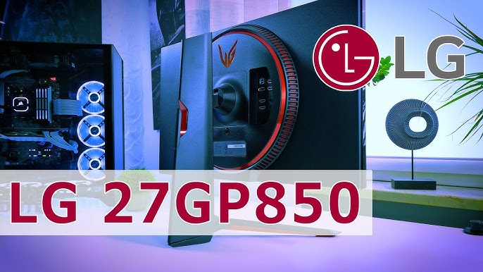 LG 27GP850-B Ultragear 27 Inch Gaming Monitor Unboxing 