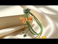 How to make a butterfly bracelet with thread | DIY Macrame Bracelet
