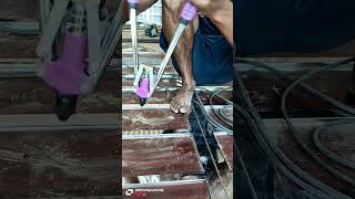 HPL sheet mein hole kaise karen#steel door sort