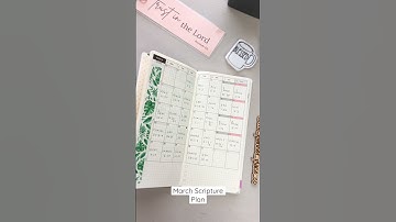 March Scripture Writing in Hobonichi Weeks #plannershorts