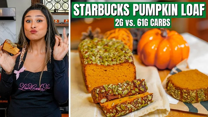 EASY STARBUCKS LOAF COPYCAT! 2g vs 61g CARBS! How to Make Keto Pumpkin Bread