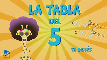 La Tabla de Multiplicar del 5 | Aprendemos Ingles Cantando. Canciones para Niños.