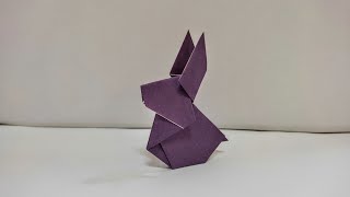 How To Fold Origami Rabbit Easy | Origami Rabbit Easy | Origami Tutorial by Origami Tutorial 86 views 10 days ago 4 minutes, 52 seconds