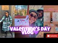 VALENTINE’S DAY VLOG| Ft: Getaway Cabin, Couples Q&amp;A, Sip &amp;Paint, Crumbl Cookies &amp; MORE!!!