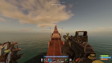 Rust Console Large Oil Rig Chinook