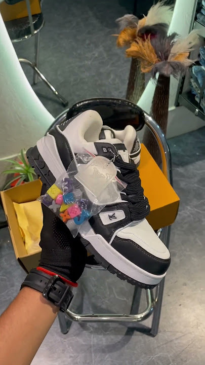 lv trainer sneaker on feet｜TikTok Search