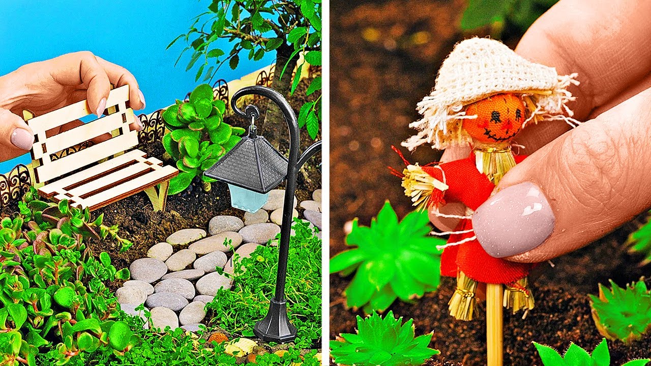 Miniature Farm Garden || Amazing Miniature Crafts And DIYs