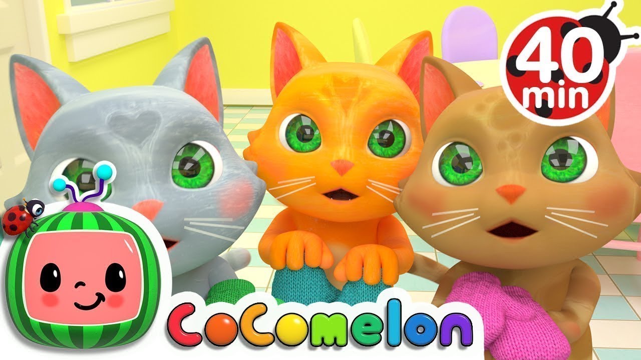 Three Little Kittens + More Nursery Rhymes & Kids Songs - CoComelon ...