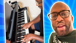 Why is this guy going crazy over Matthias Patrick playing the piano?