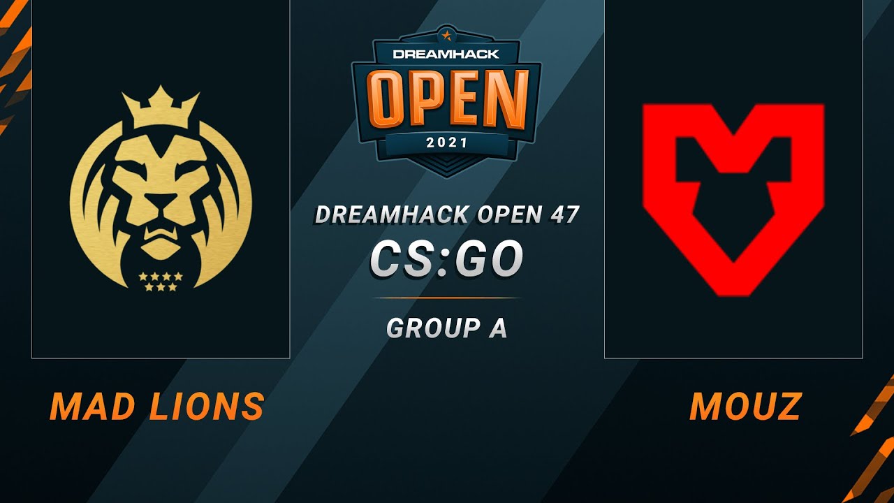 CSGO - MAD Lions vs. MOUZ [Dust2] Map 1 - DreamHack Open 47  - Group A