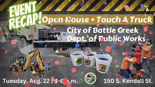 Public Works Open House + Touch a Truck - Aug. 22, 2023