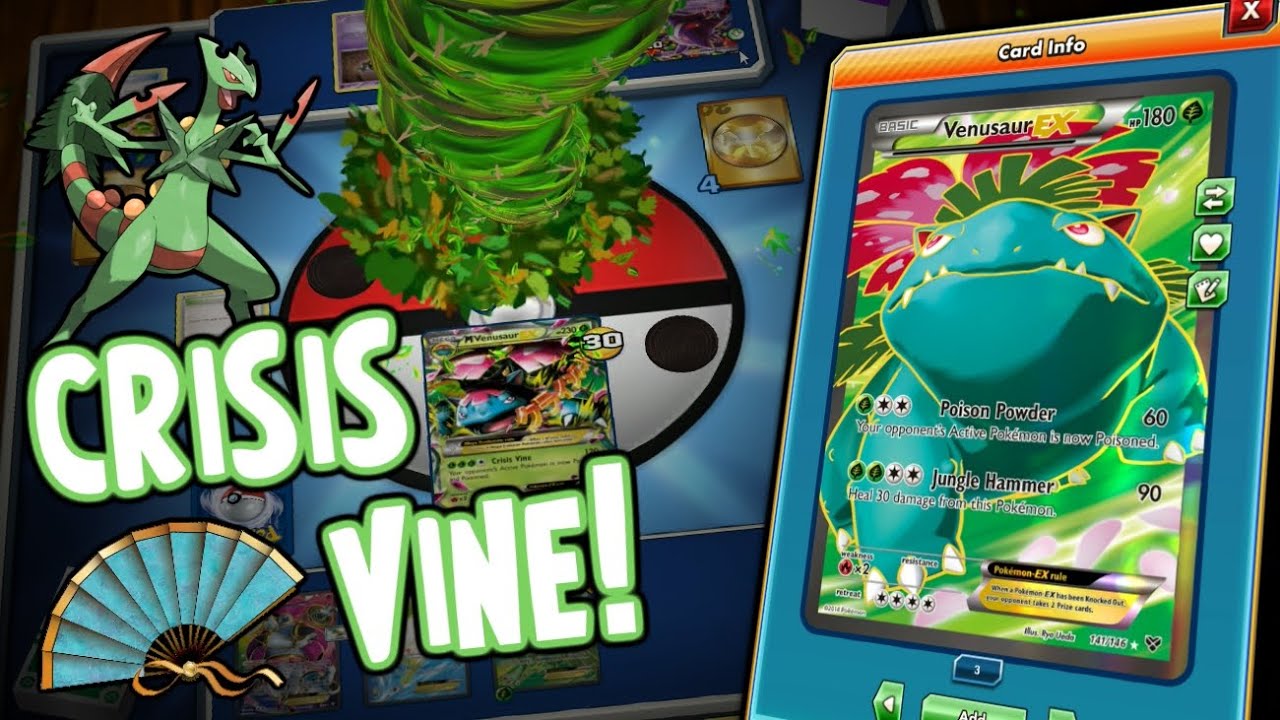Mega Venusaur Deck w/ Mega Sceptile, Fan Friday! PTCGO series YouTube
