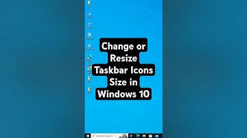 Change or Resize Taskbar Icons Size in Windows 10