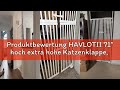 Produktbewertung HAVLOTII 71" hoch extra hohe Katzenklappe, 86-90 cm breit Katzensicherheitsklappe,