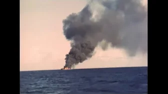 Saipan Shore Bombardment, June 1944 - Color WWII Combat Footage