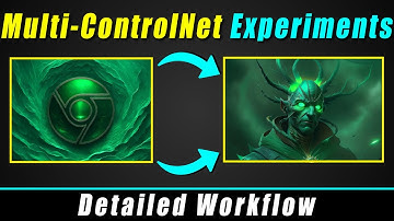 Stable Diffusion Multi ControlNet Experiments Detailed Workflow | Noise Offset Lora | ControlNet