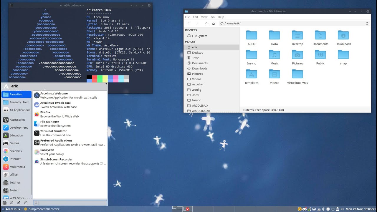ArcoLinux : 1718 Ricing your system with whitesur - icons - theme ...