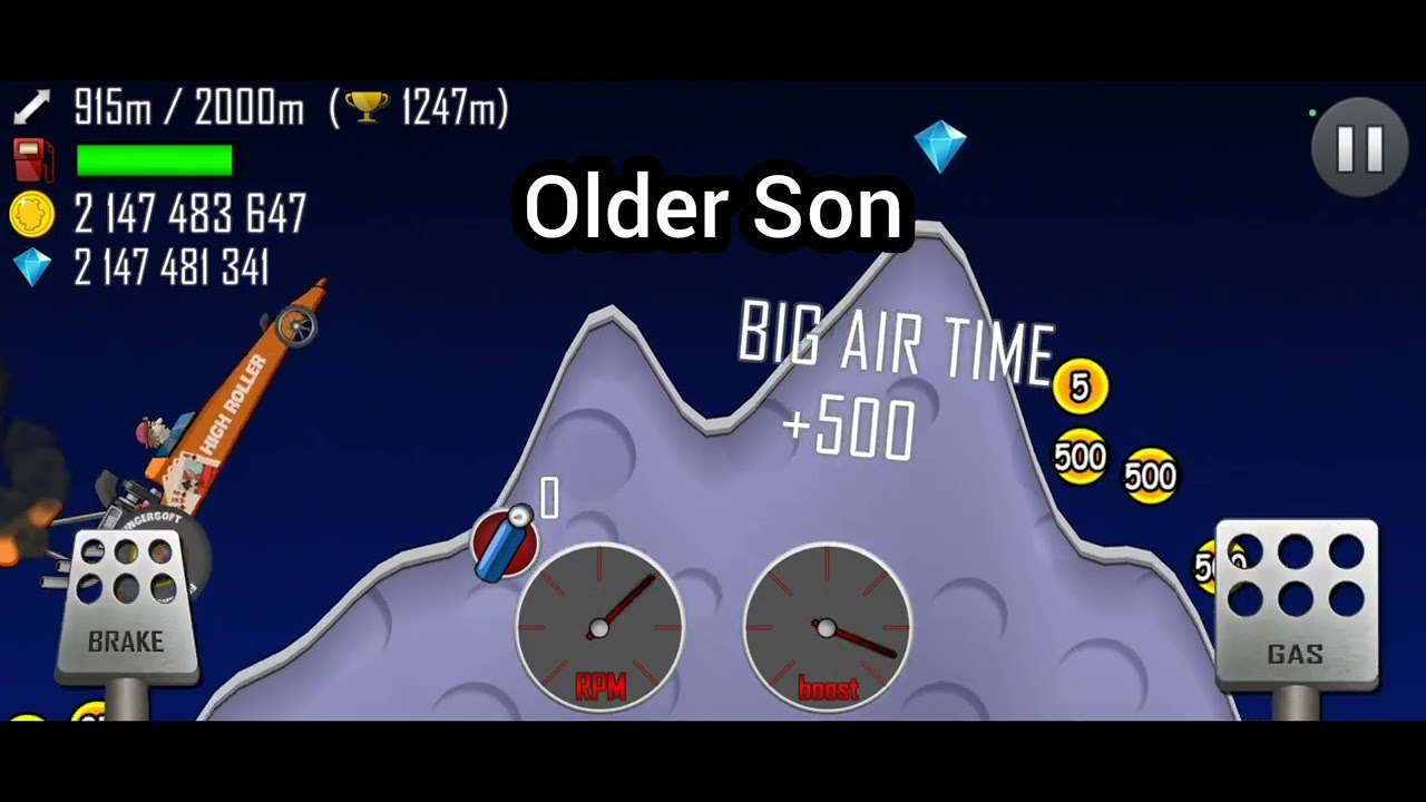 Race Battle / Hill Climb Racing / Dragster On Moon / Family Gaming Channel