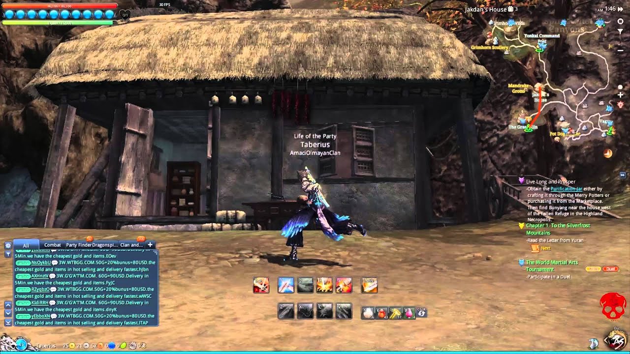 Blade and Soul Sorghum Location 2016