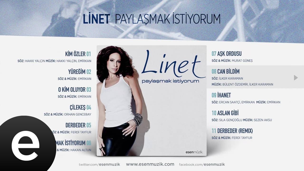 Watch Linet - Can Bildim - Official Audio #canbildim #linet - Esen Müzik on YouTube Watch Linet - Can Bildim - Official Audio #canbildim #linet - Esen Müzik on YouTube