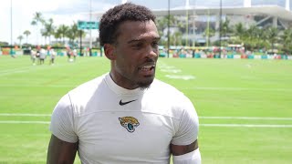 Jaguars CB Jarrian Jones Reacts to Defense’s Performance vs Dolphins in Joint Practice