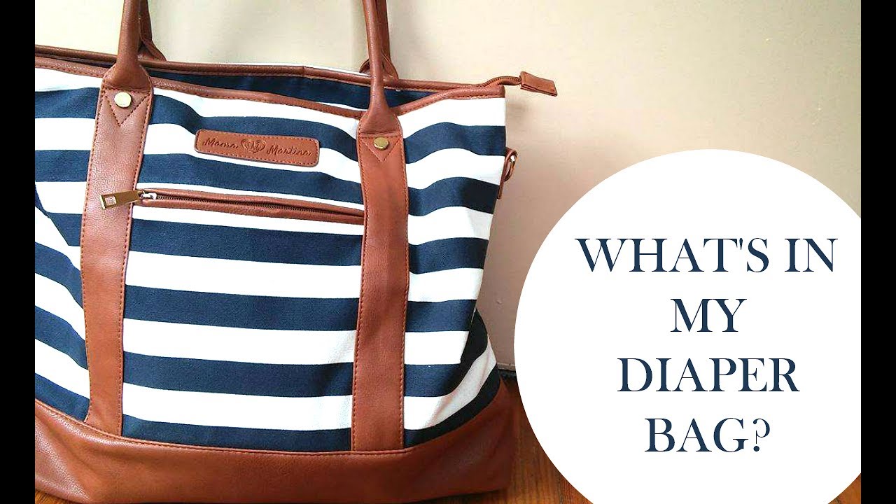 WHAT'S IN MY DIAPER BAG? - YouTube