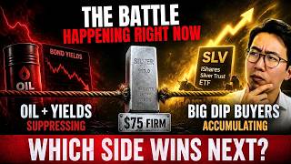Silver $75 Holds Firm, While Oil Control the Price, Smart Money Just Made a Big Move on SLV