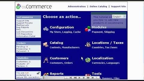 How to add Products in osCommerce - Host Department LLC