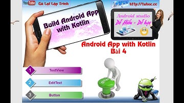 4. Androidstudio kotlin - TextView, EditText, Button- Các view cơ bản trong kolin -tuhoc.cc