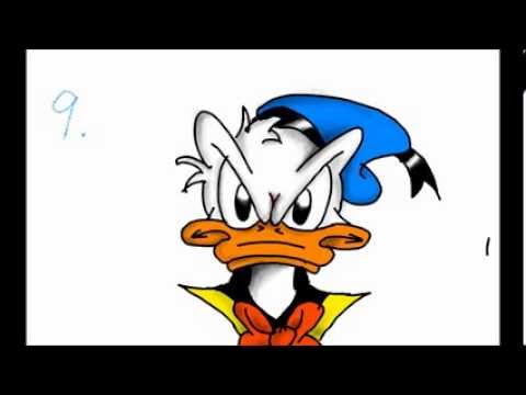 How to draw Donald Duck, step by step - YouTube