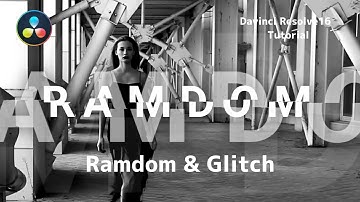Ramdom テキストアニメーションの作り方(Glitch(グリッチ)系)。| DAVINCI RESOLVE ダビンチリゾルブ 16