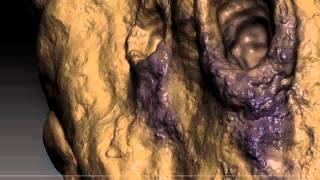 InfecTree Koruldia Making-of (3D sculpting)